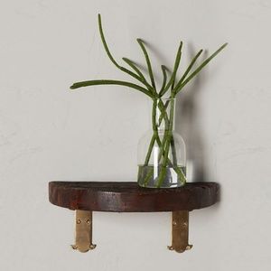 Set of 3 Anthropologie Crescent Wood Shelves